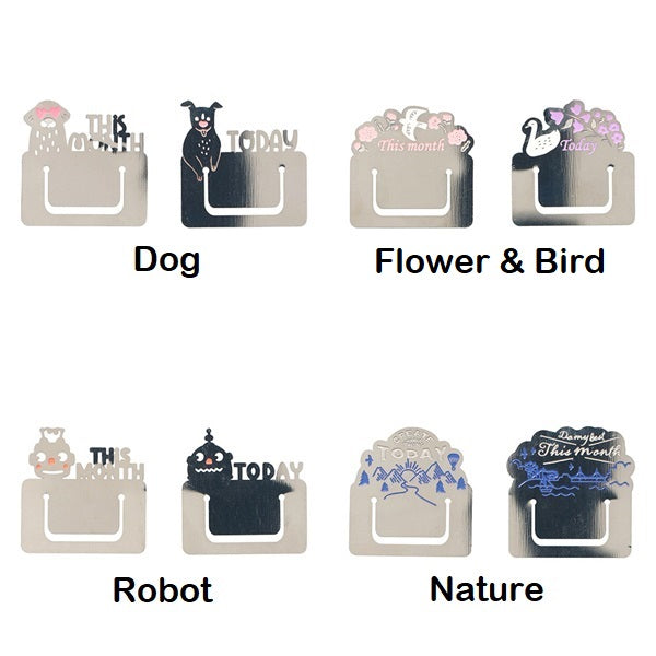 Mark's Index Bookmarker - Flower & Bird