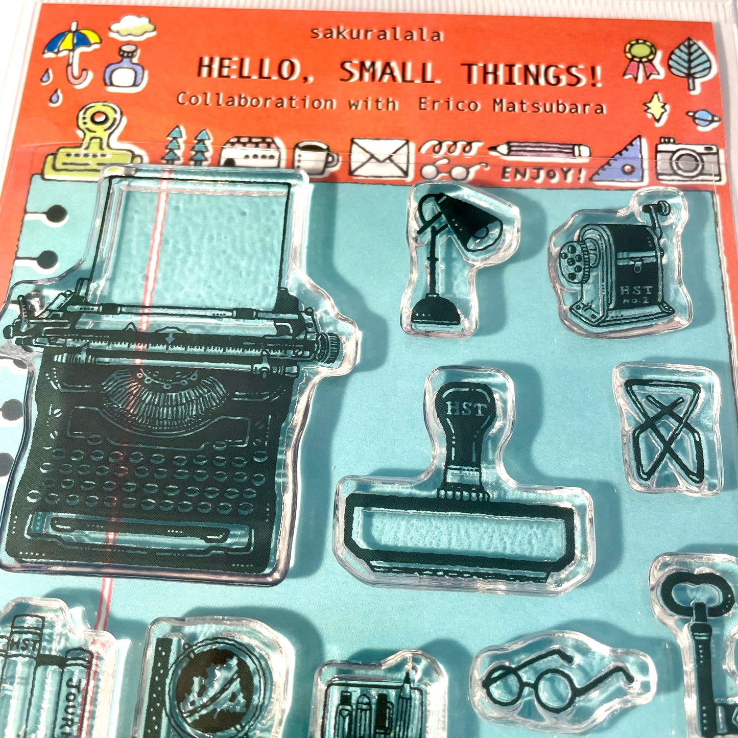 Sakuralala x Hello Small Things! Clear Stamps - On My Desk