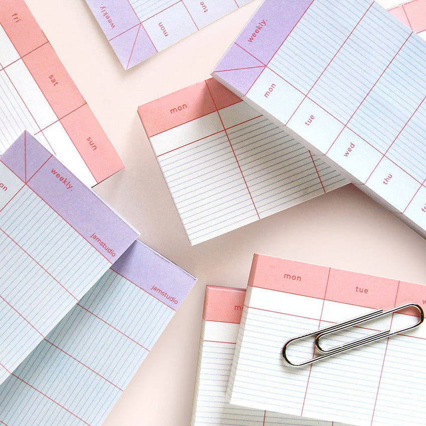 Jam Studio Weekly Notepad – Shokakko