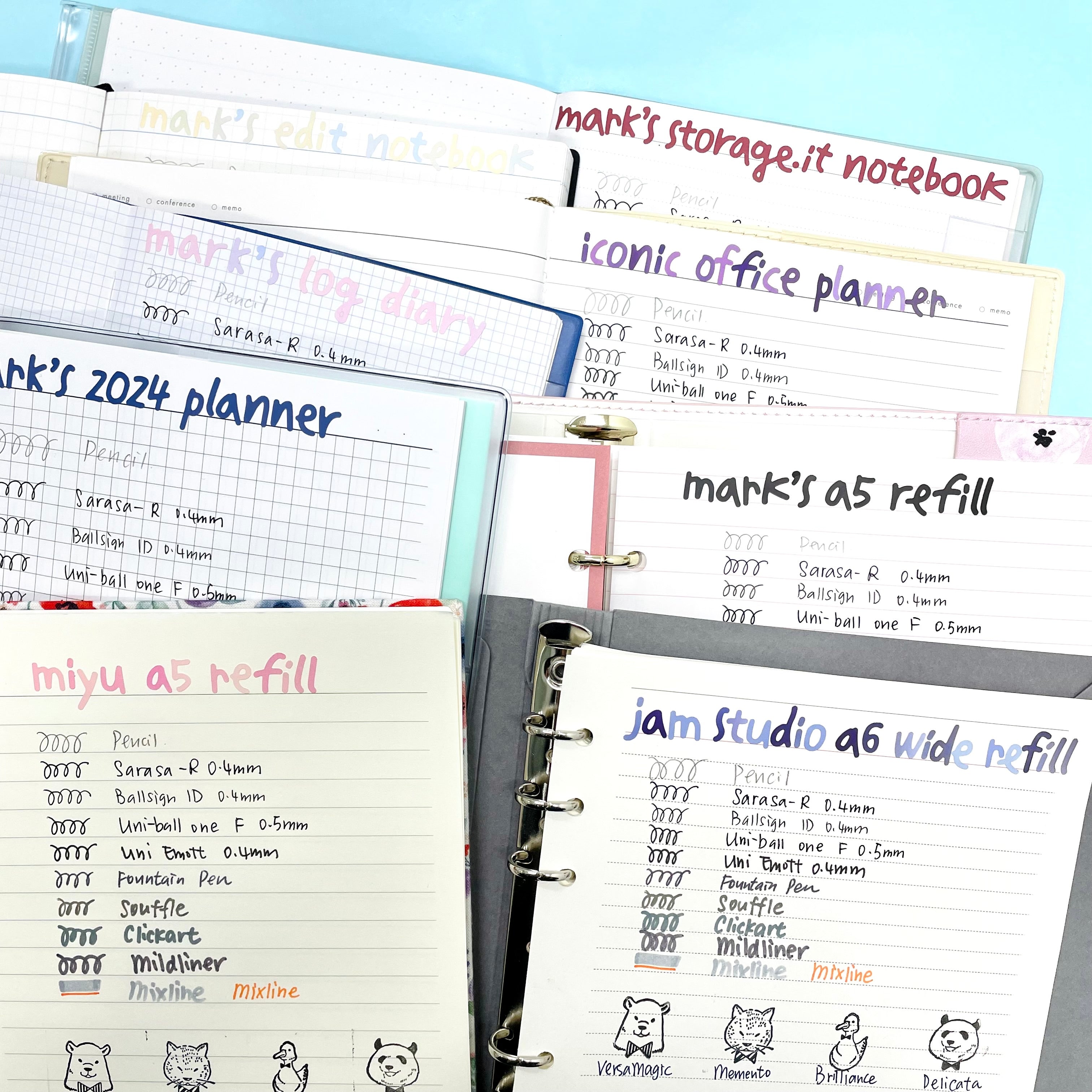 Planner Essentials - Chapter 2: Paper Testing on Diaries, Planners & N ...