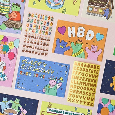 Alphabet & Number Stickers