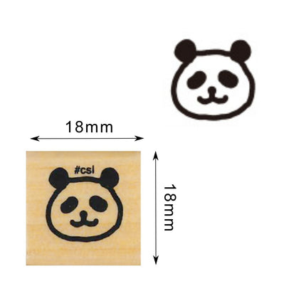 Kodomo No Kao N I love Stamp - Panda