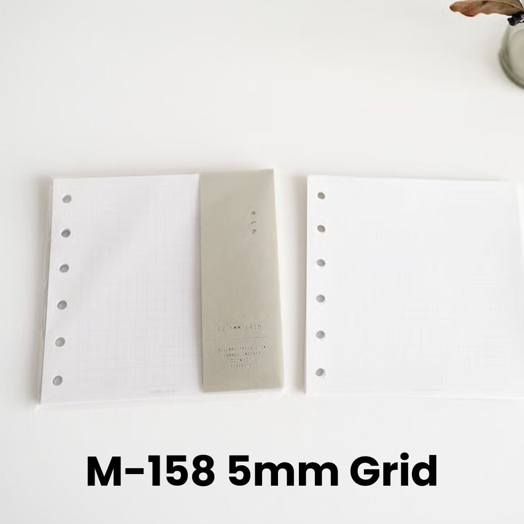 [BUNGUJOSHI 2025] Yohaku Original Square Binder & Refills