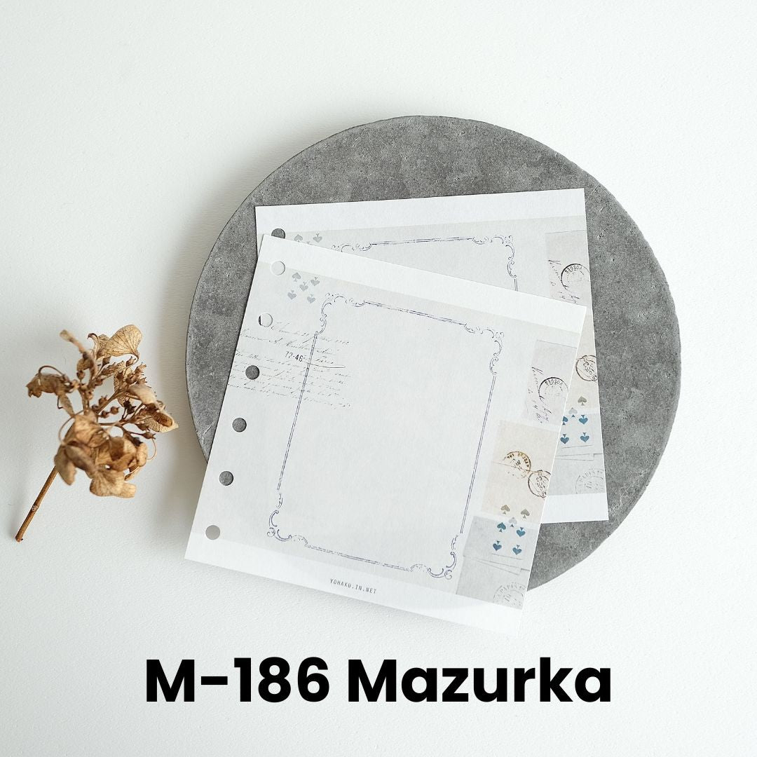 [BUNGUJOSHI 2025] Yohaku Original Square Binder & Refills