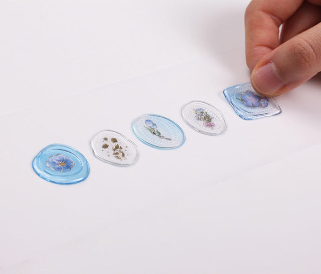 Appree Sealing Wax Sticker - Pure Blue