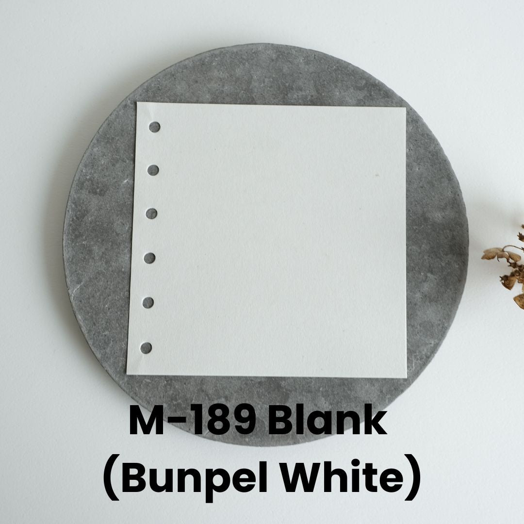 [BUNGUJOSHI 2025] Yohaku Original Square Binder & Refills