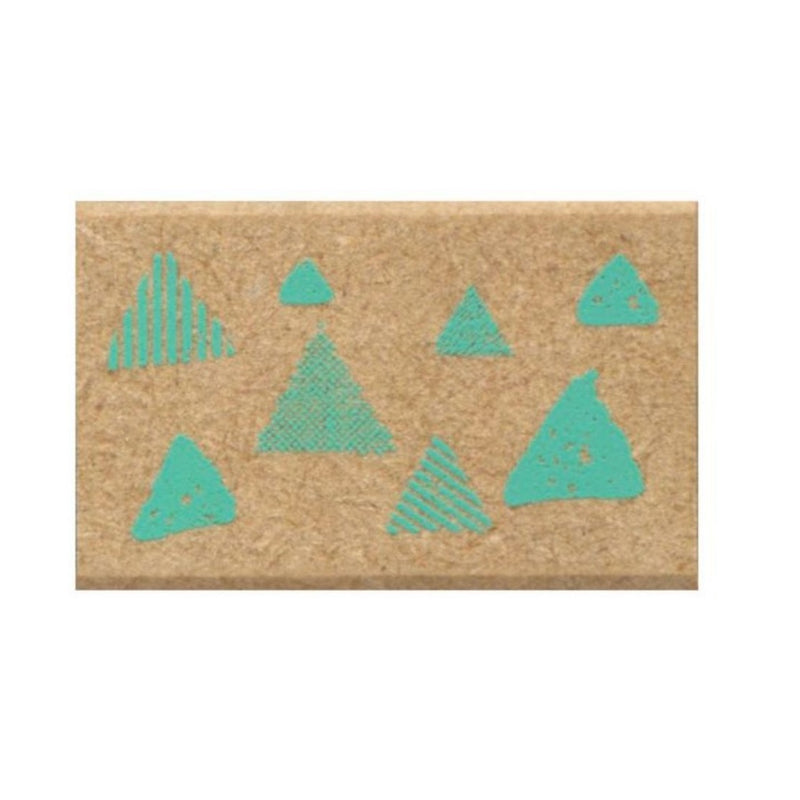 Kodomo No Kao Omekashi Stamp - Full of Triangles