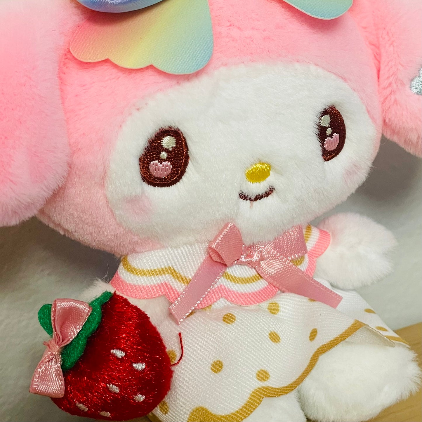 Sanrio x 50th Anniversary Strawberry Newspaper Mascot Holder - My Melody