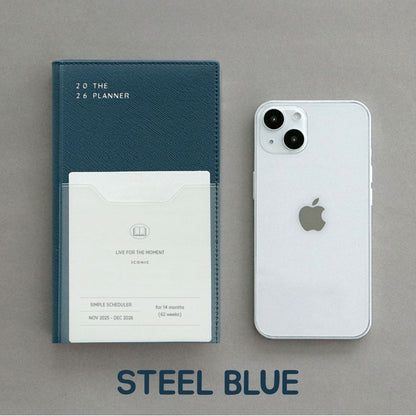 Iconic 2026 Planner Diary -  B6 Slim | Weekly Block| The Planner S