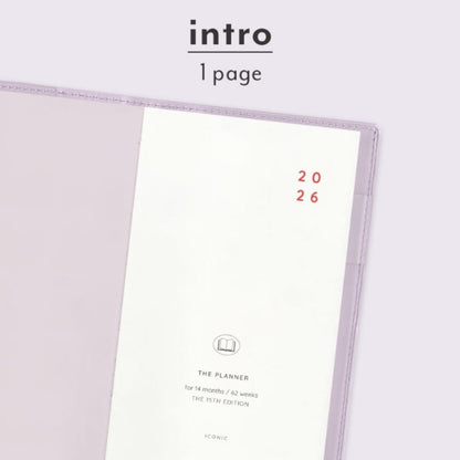 Iconic 2026 Planner Diary -  B6 Slim | Weekly Block| The Planner S