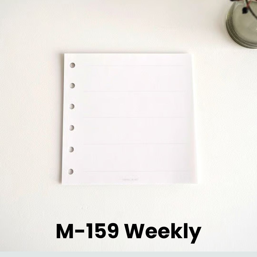 [BUNGUJOSHI 2025] Yohaku Original Square Binder & Refills