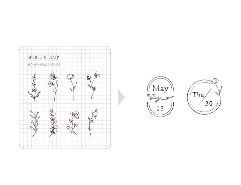 MU Lifestyle My Icon Clear Stamps - 2011 Botanical Memory