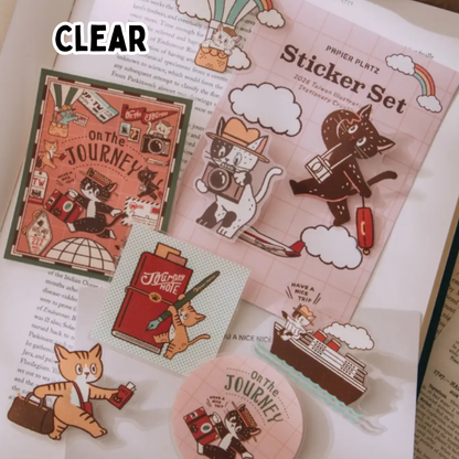 Ob1toy x TIS Creative Fest Sticker Set - Clear