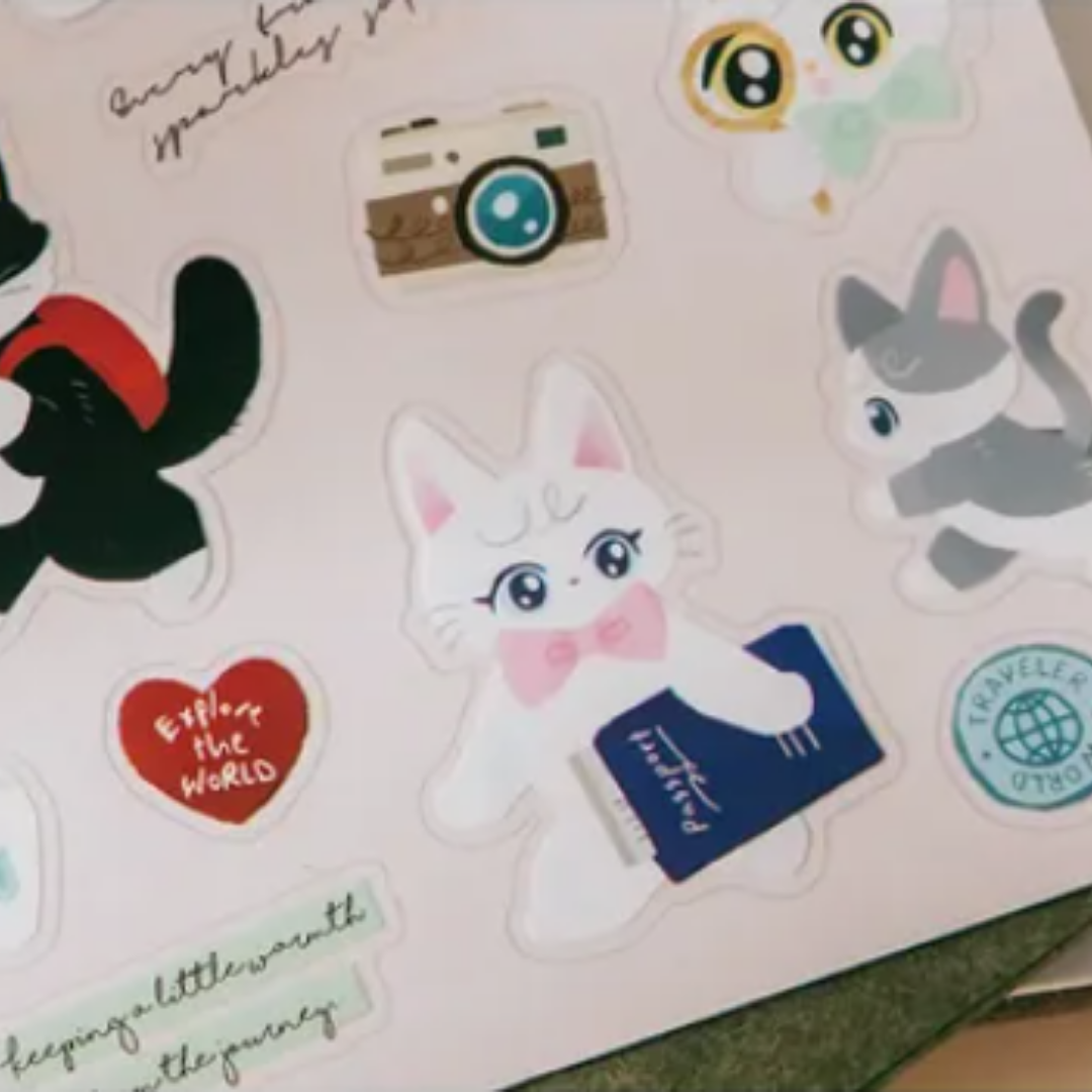 wwiinngg x TIS Creative Fest Clear Stickers