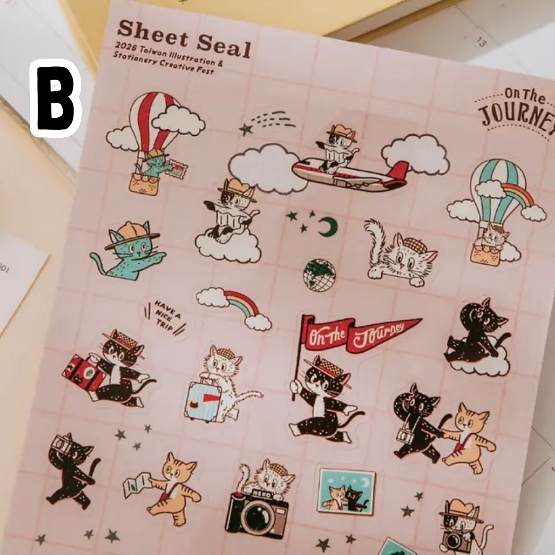 Ob1toy x TIS Creative Fest Clear Sheet Seals