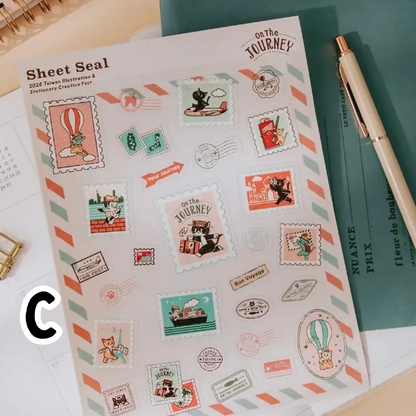 Ob1toy x TIS Creative Fest Clear Sheet Seals