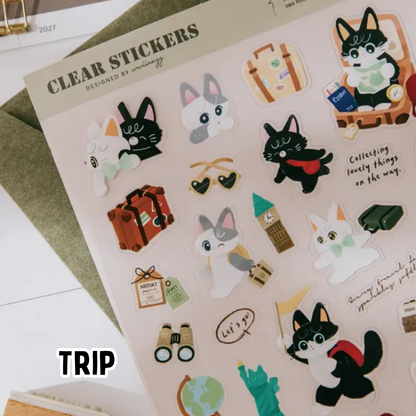 wwiinngg x TIS Creative Fest Clear Stickers