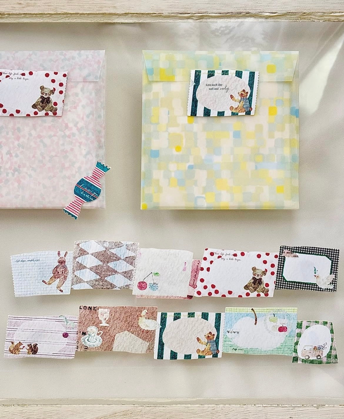 Pion Memo Type Masking Tape - A Little Letter