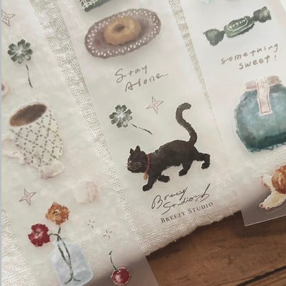 Breezy Studio Matte Kiss-cut PET Tape - Little Days