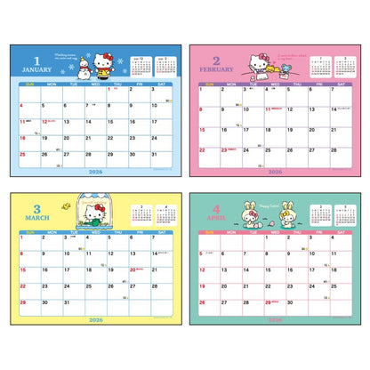 Sanrio 2026 Desktop Calendar - Hello Kitty