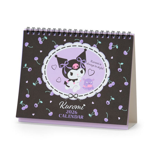 Sanrio 2026 Desktop Calendar - Kuromi