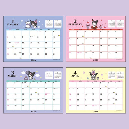 Sanrio 2026 Desktop Calendar - Kuromi