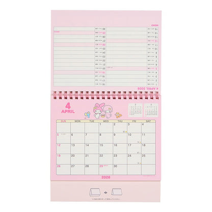 Sanrio 2026 Desktop Calendar - My Melody