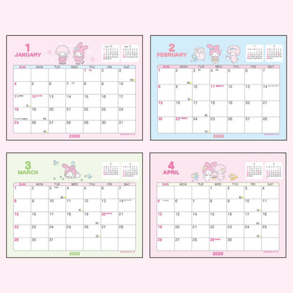 Sanrio 2026 Desktop Calendar - My Melody
