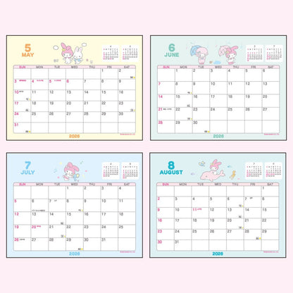 Sanrio 2026 Desktop Calendar - My Melody