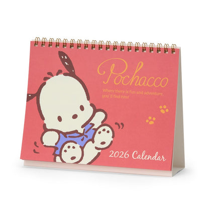 Sanrio 2026 Desktop Calendar - Pochacco