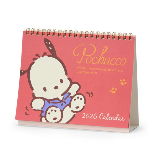 Sanrio 2026 Desktop Calendar - Pochacco