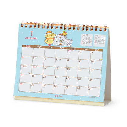 Sanrio 2026 Desktop Calendar - Pompompurin