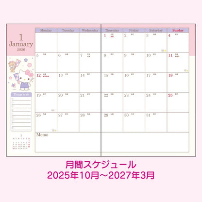 Sanrio 2026 Planner - A5 Monthly | Hello Kitty