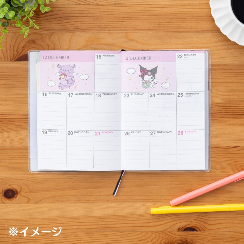 Sanrio 2026 Planner - B6 Weekly Block | Kuromi