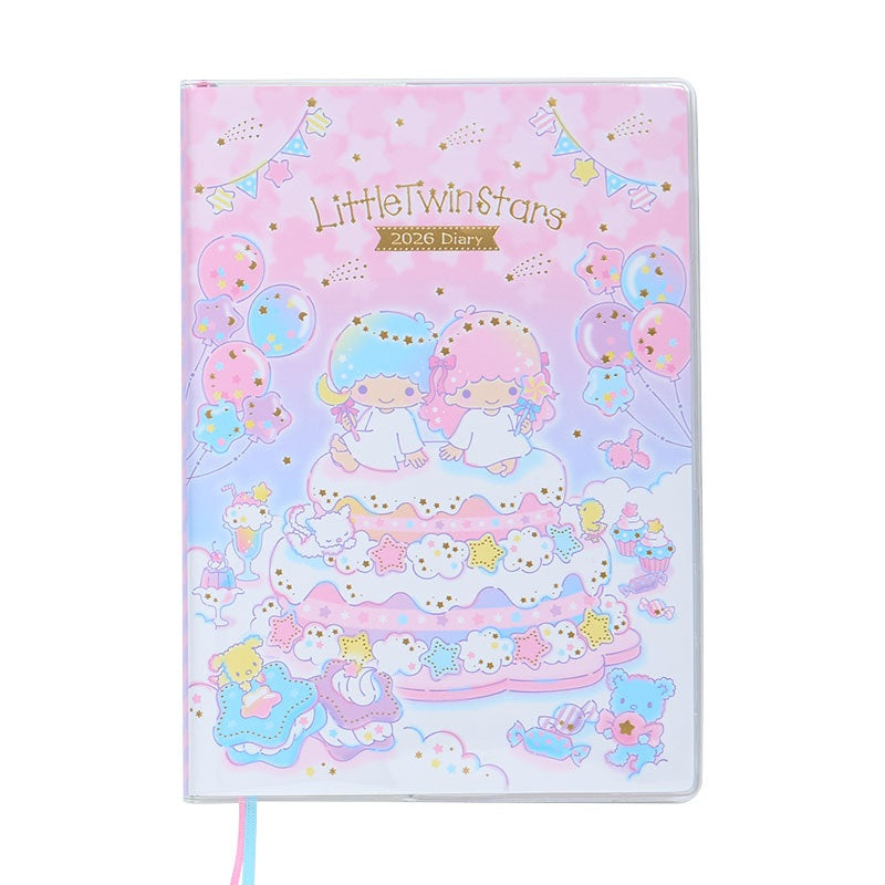 Sanrio 2026 Planner - B6 Weekly Block | Little Twin Stars