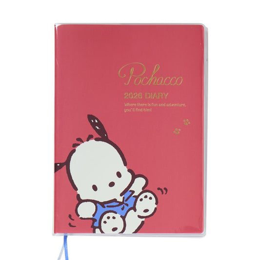 Sanrio 2026 Planner - B6 Weekly Block | Pochacco