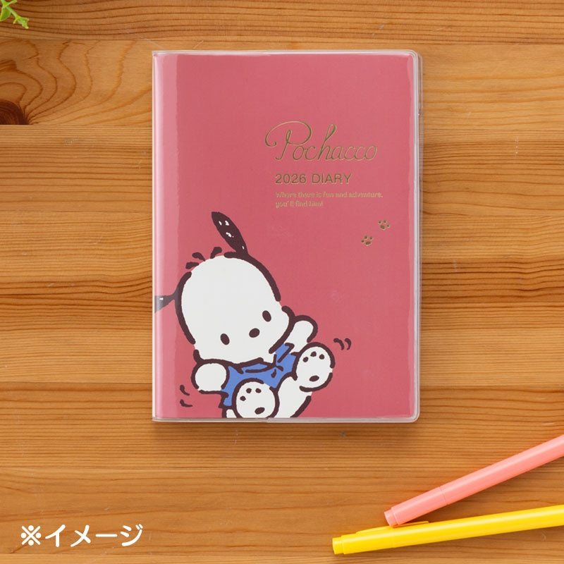 Sanrio 2026 Planner - B6 Weekly Block | Pochacco