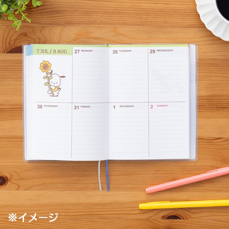Sanrio 2026 Planner - B6 Weekly Block | Pochacco