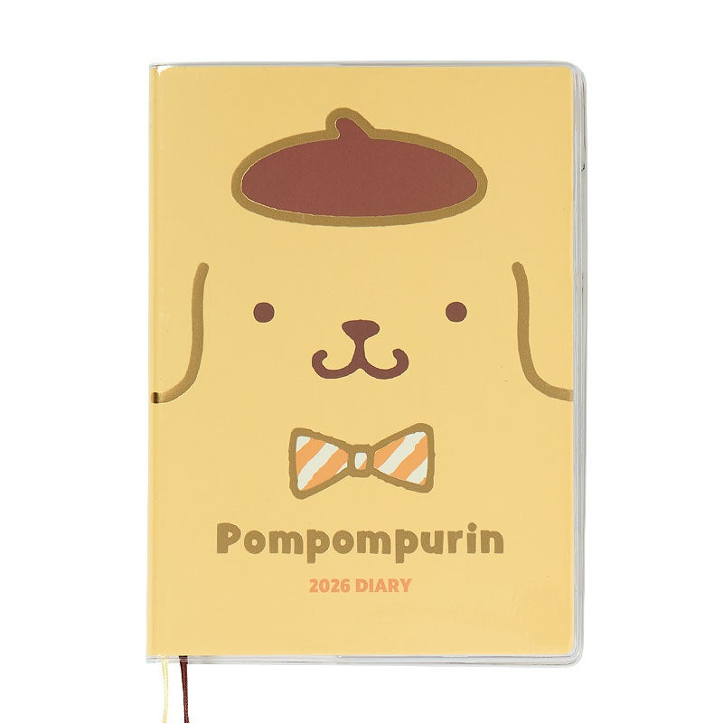 Sanrio 2026 Planner - B6 Weekly Block | Pompompurin