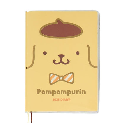 Sanrio 2026 Planner - B6 Weekly Block | Pompompurin