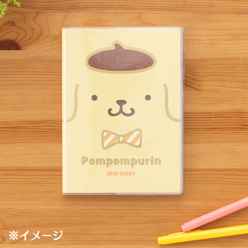 Sanrio 2026 Planner - B6 Weekly Block | Pompompurin
