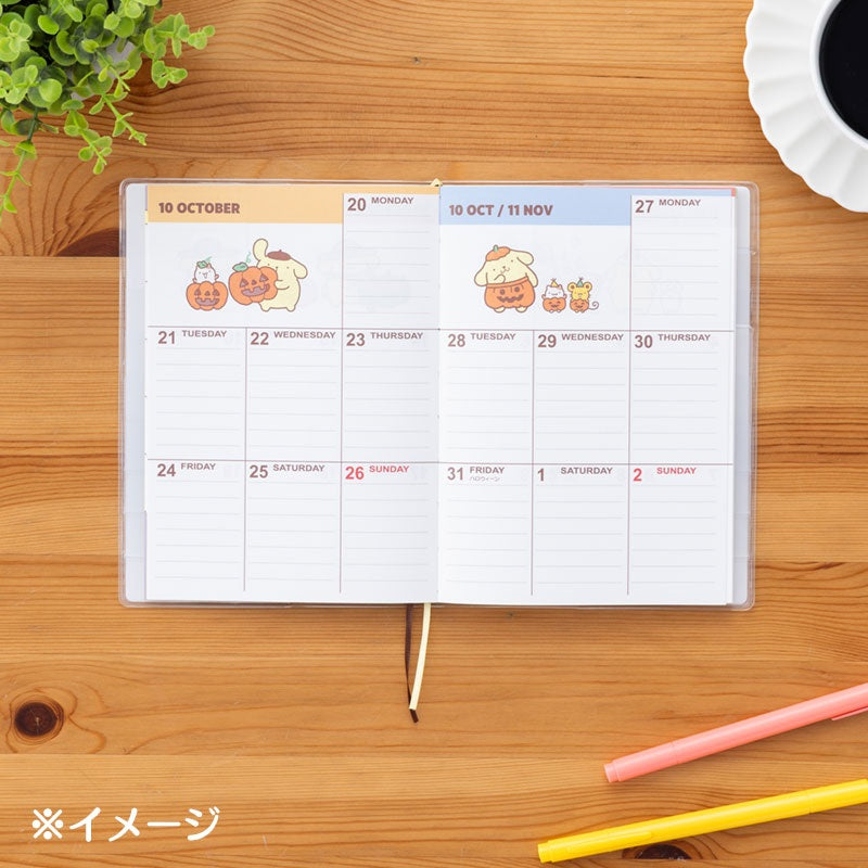 Sanrio 2026 Planner - B6 Weekly Block | Pompompurin