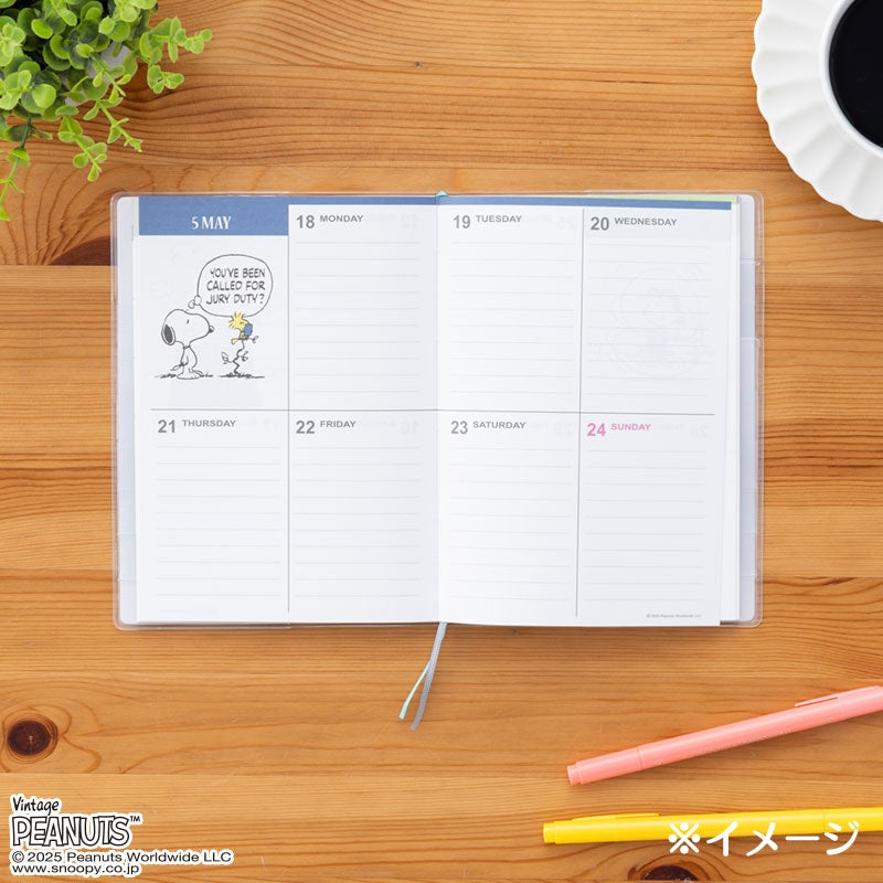 Snoopy 2026 Planner - B6 Weekly Block