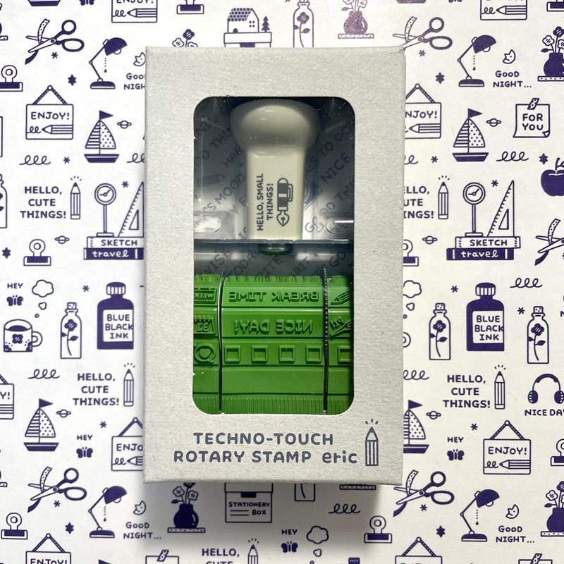 Sanby x Eric Hello Small Things!  Techno Touch Rotary Stamp