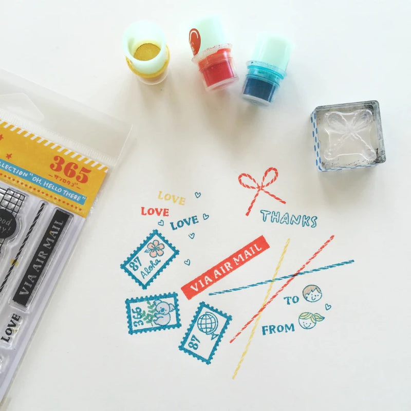 Sakuralala x Igloo*Dining* 365™ Clear Stamps - Oh, Hello There
