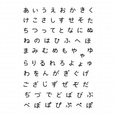 Sakuralala x Hello Small Things! Clear Stamps - Iroha