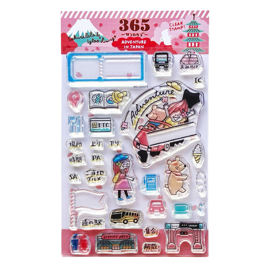 Sakuralala x Igloo*Dining* 365™ Clear Stamps -  Adventure in Japan