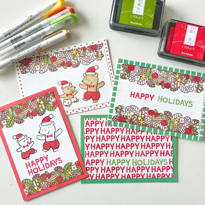 Sakuralala x Igloo*Dining* 365™ Clear Stamps - Christmas Greetings