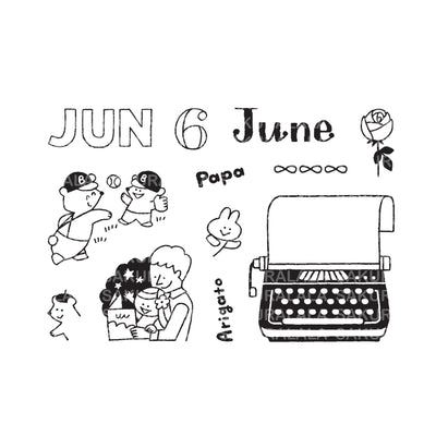 Sakuralala x Igloo*Dining* 365™ Clear Stamps - June