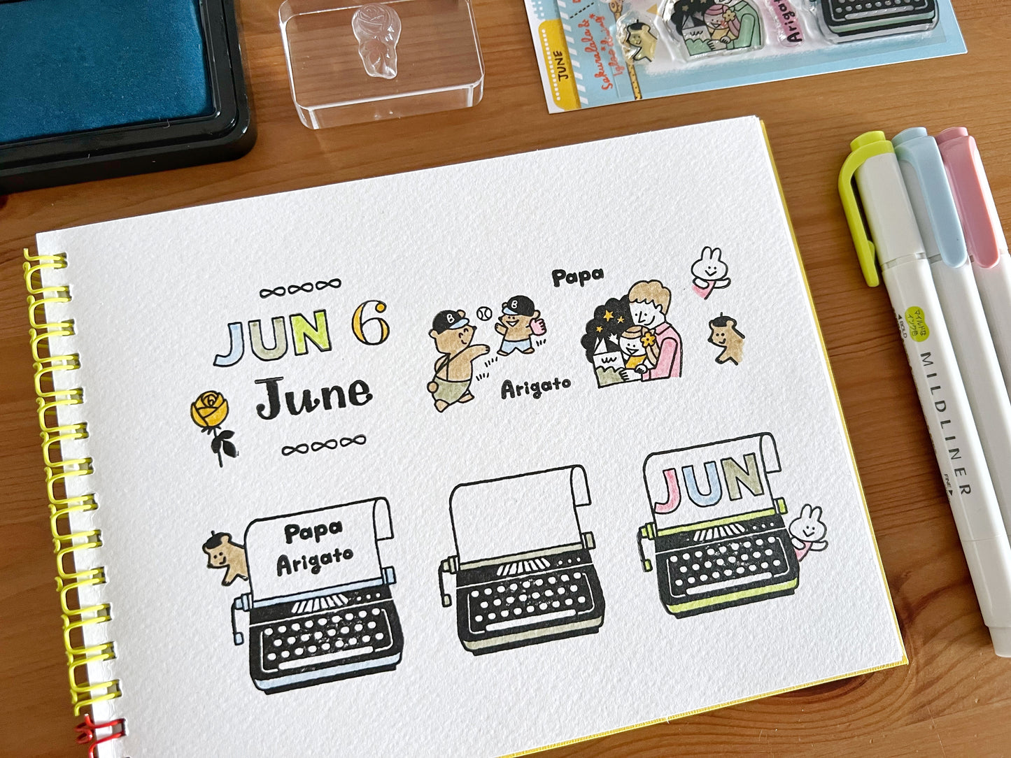 Sakuralala x Igloo*Dining* 365™ Clear Stamps - June